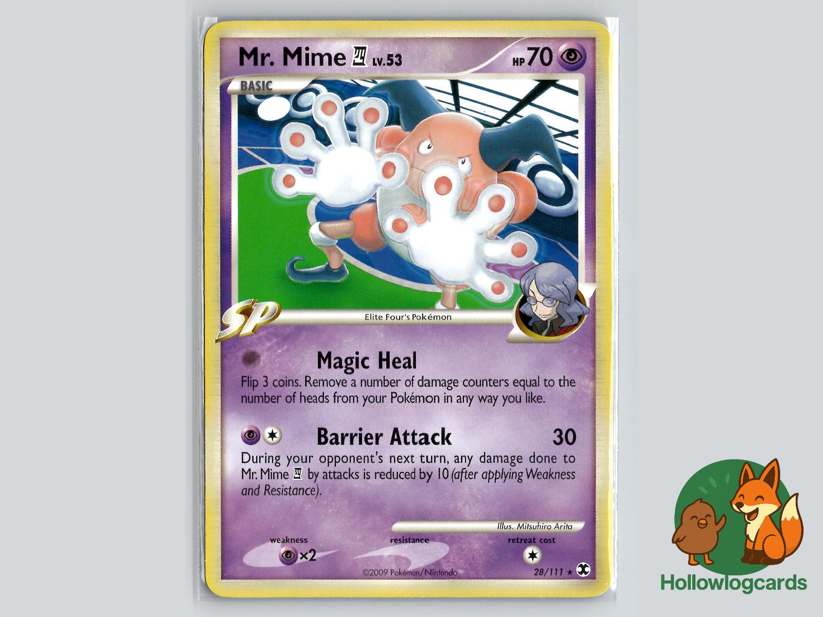 Mr. Mime E4 (28/111) - Rising Rivals Pokémon Card