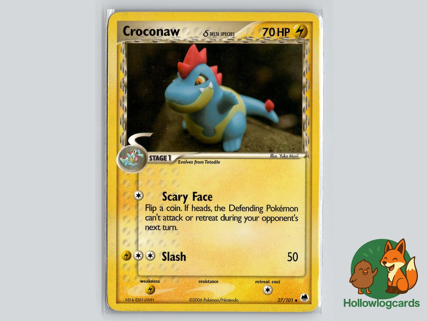 Croconaw (27/101) - Dragon Frontiers Pokémon Card