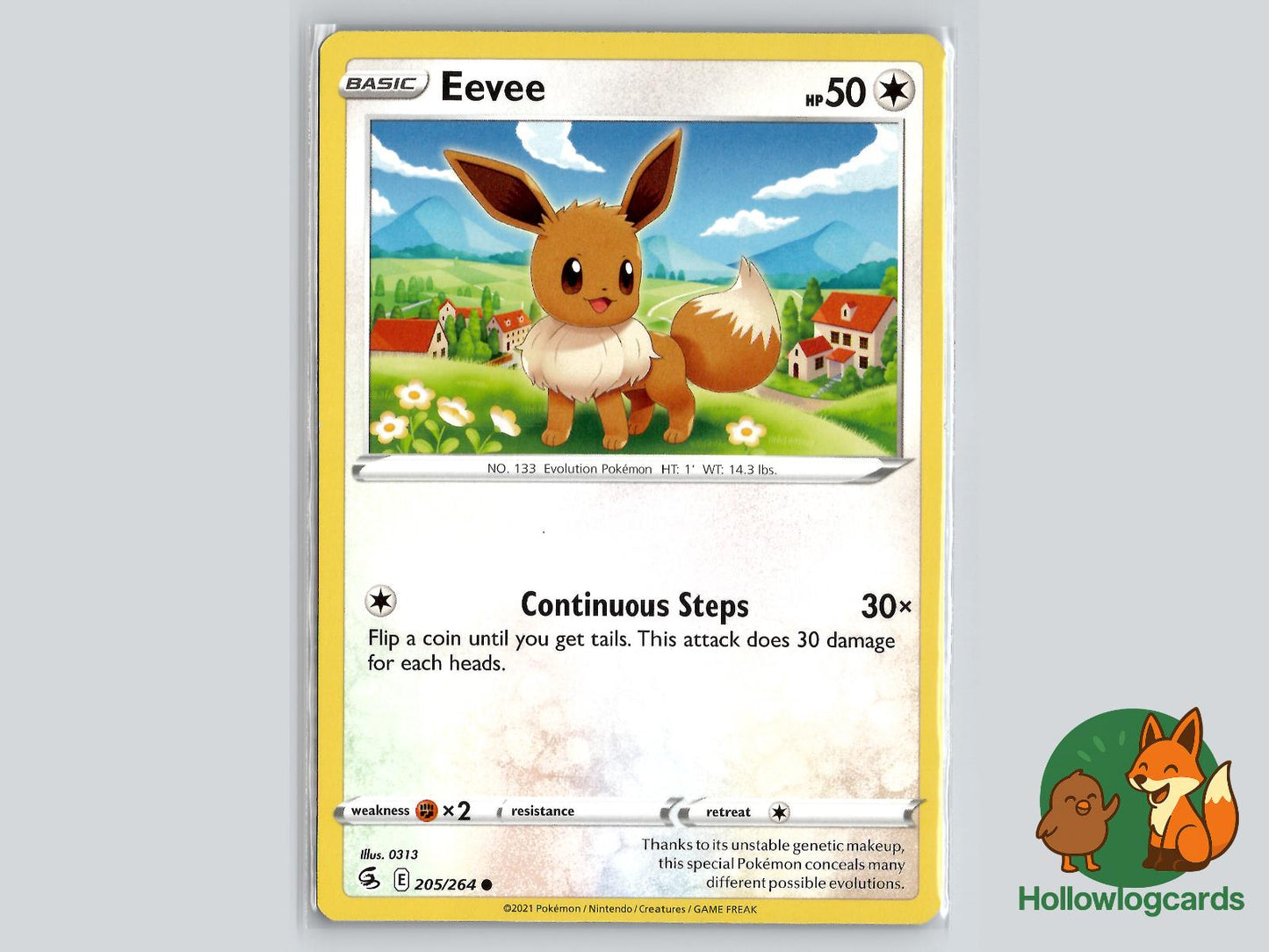 Eevee (205/264) - Fusion Strike Pokémon Card