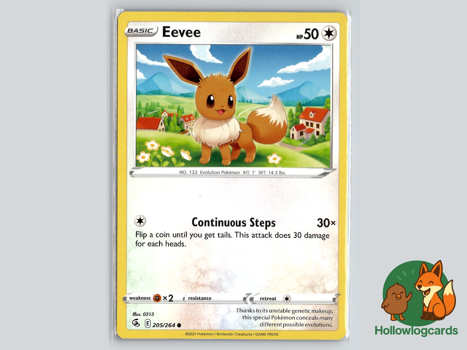 Eevee (205/264) - Fusion Strike Pokémon Card