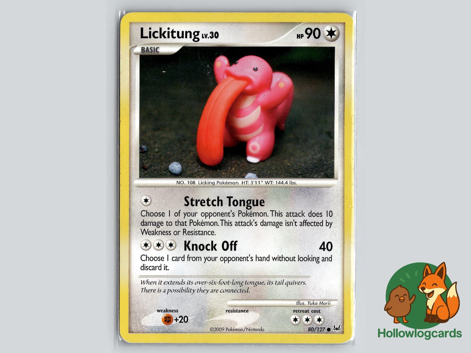 Lickitung (80/127) - Platinum Pokémon Card