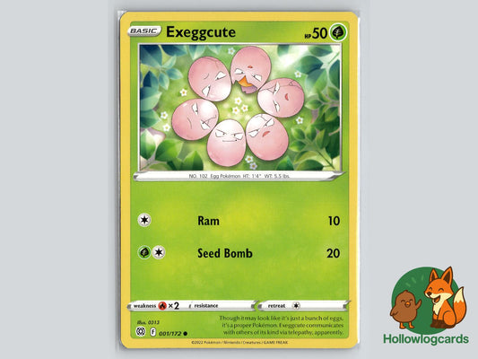 Exeggcute (001/172) - Brilliant Stars Pokémon Card