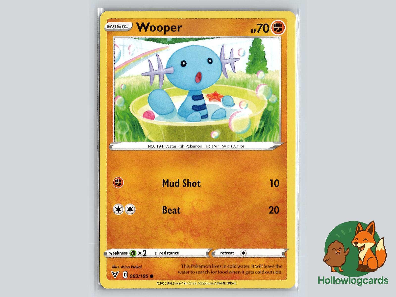 Wooper (083/185) - Vivid Voltage Pokémon Card