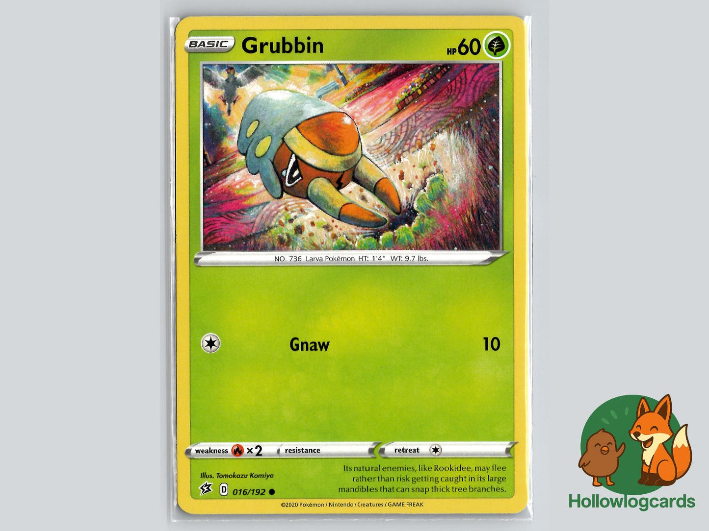 Grubbin (016/192) - Rebel Clash Pokémon Card