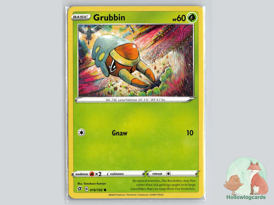 grubbin pokemon card value (016/192) - Rebel Clash Rules Text: Islandwalk, Colors: Premium Single shuffle your deck English:Lost Origin