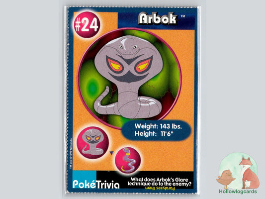 Arbok (24) Pokémon Card