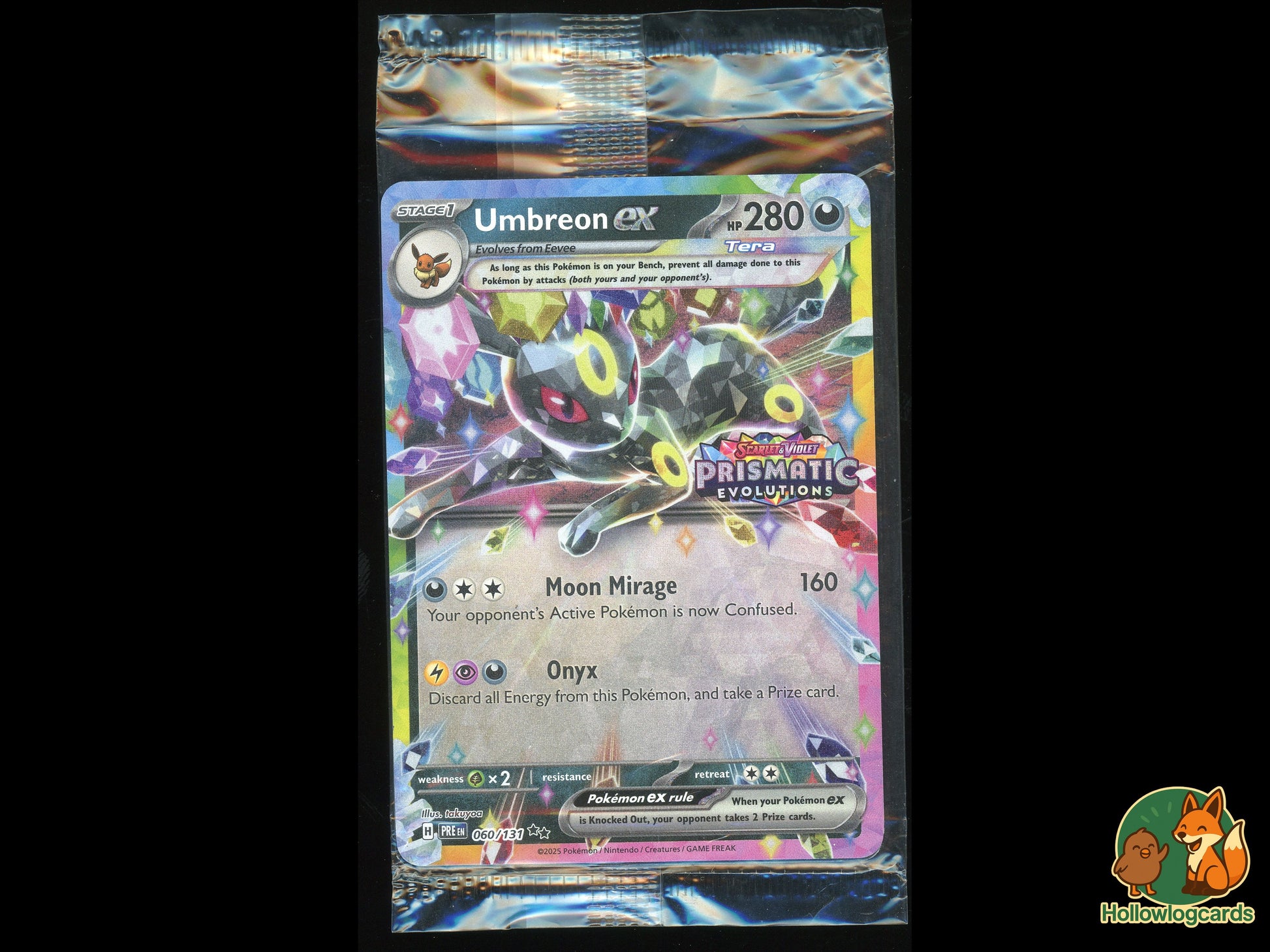 Image of Umbreon ex Prismatic Evolutions (PRE) #060