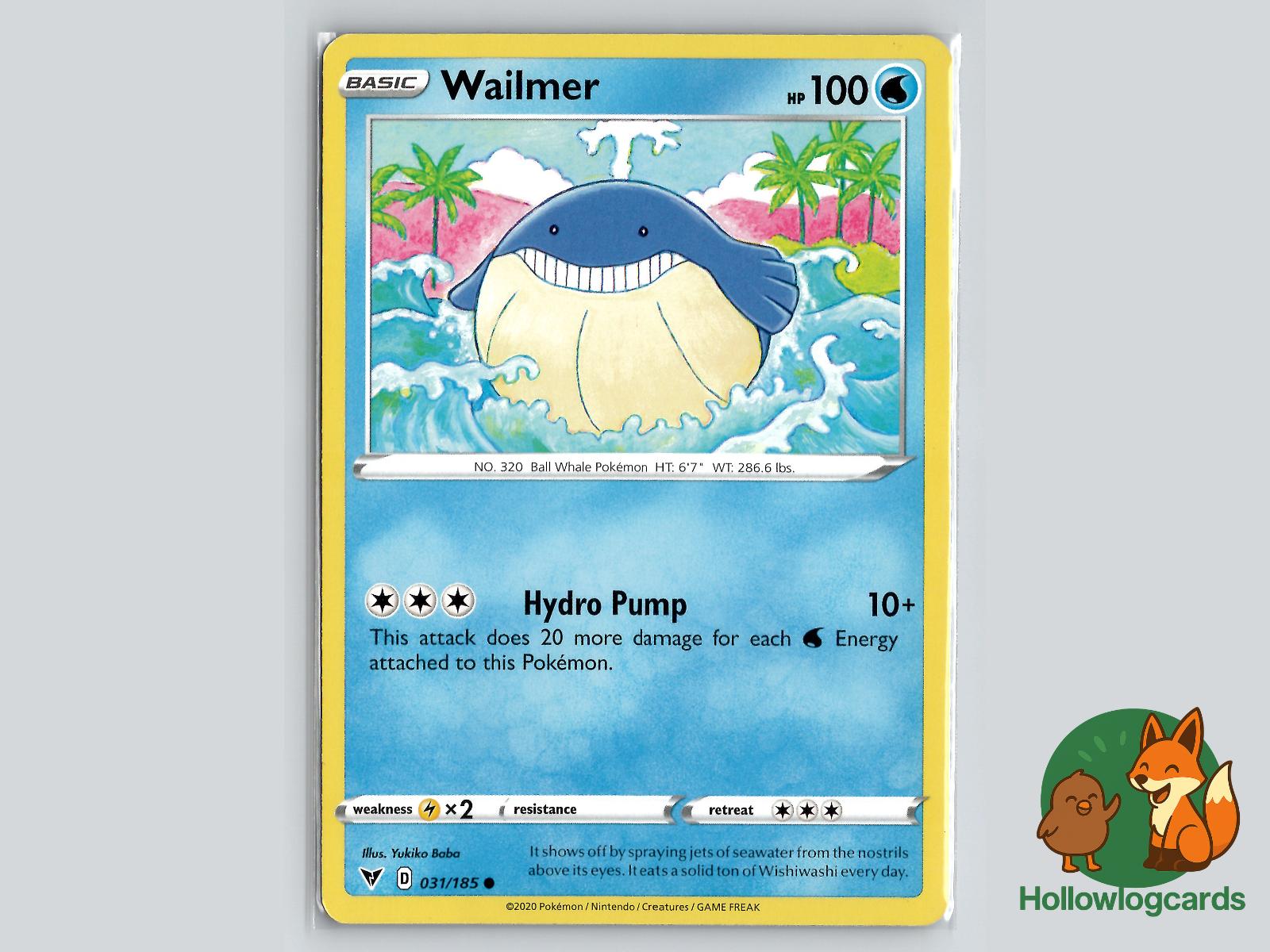 Wailmer (031/185) - Vivid Voltage Pokémon Card