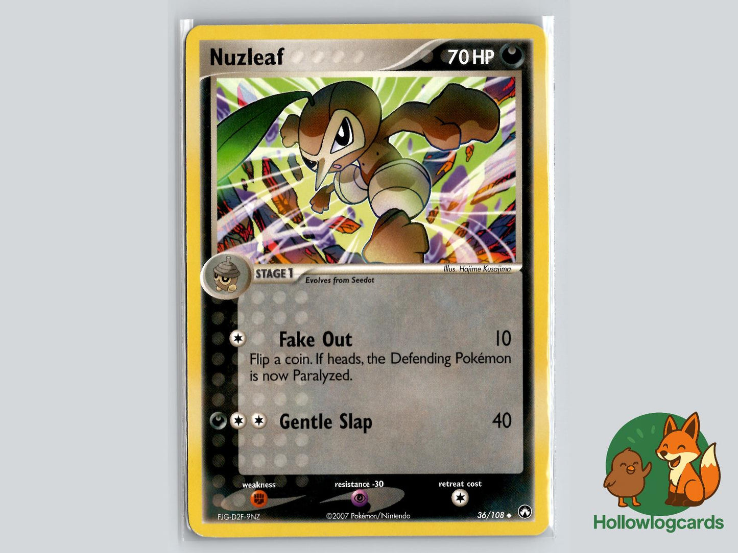Nuzleaf (36/108) - Power Keepers Pokémon Card
