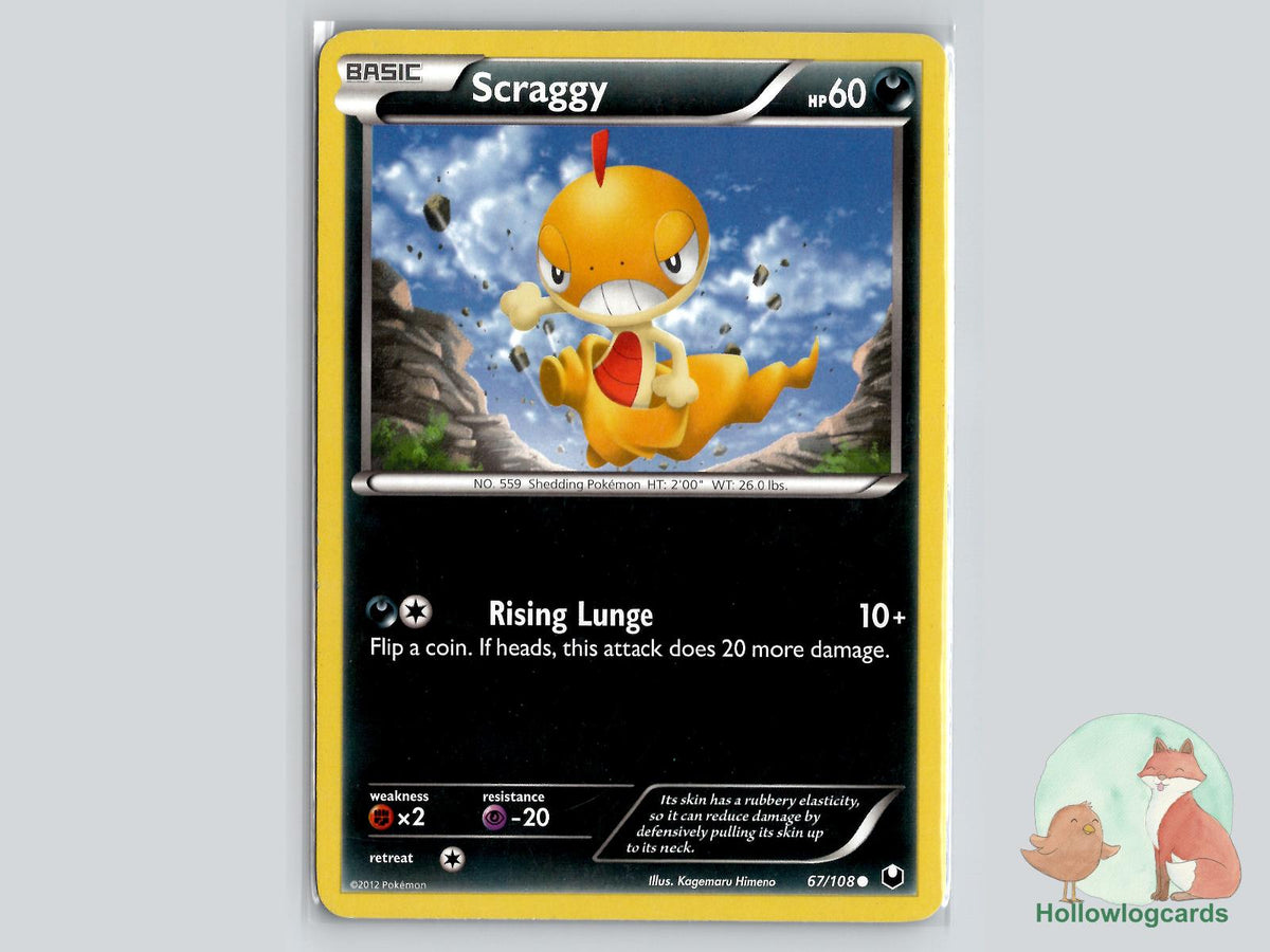 Scraggy (67/108) - Dark Explorers Pokémon Card