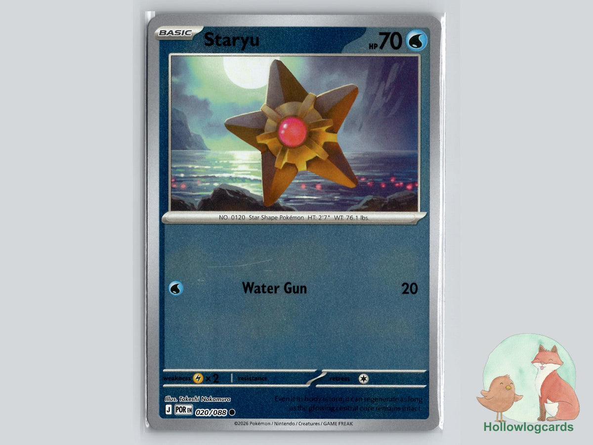 Staryu (020/088) Pokémon Card