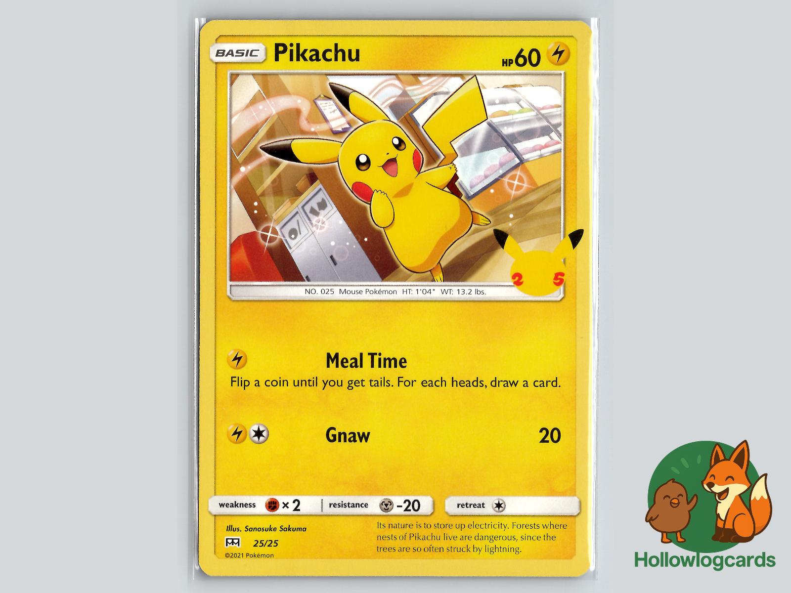 Pikachu (025/025) Pokémon Card