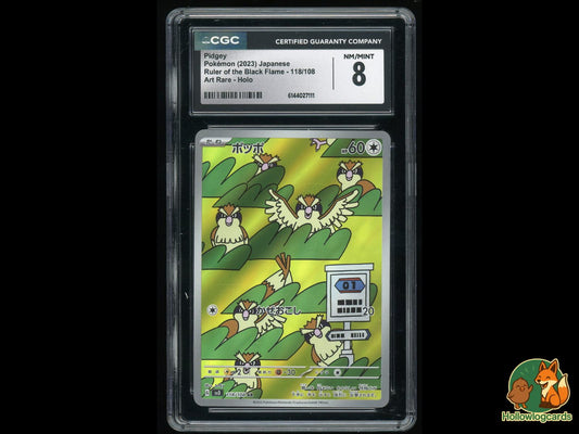 Graded Pidgey (118/108) Pokémon Card