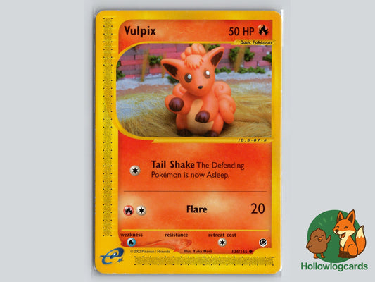 Image of Vulpix Expedition (EX) #136