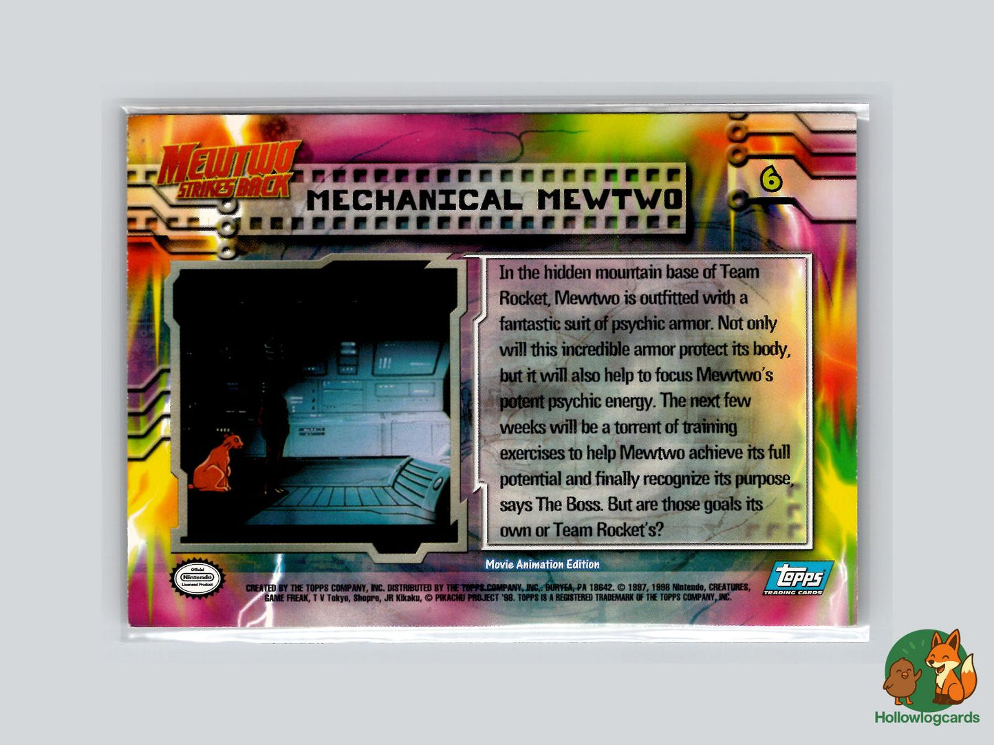Mechanical Mewtwo [Mewtwo] (#6) - Topps Mewtwo Strikes Back