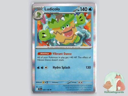 Ludicolo (037/159) - Journey Together Pokémon Card