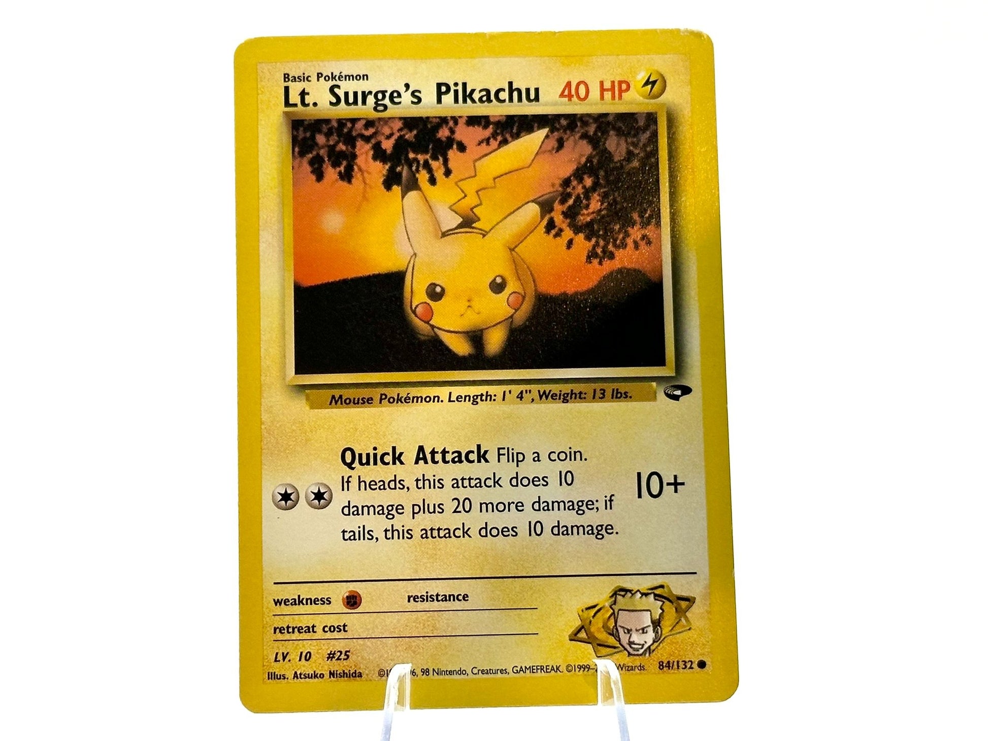 Image of Lt. Surges Pikachu Gym Challenge (G2) #84