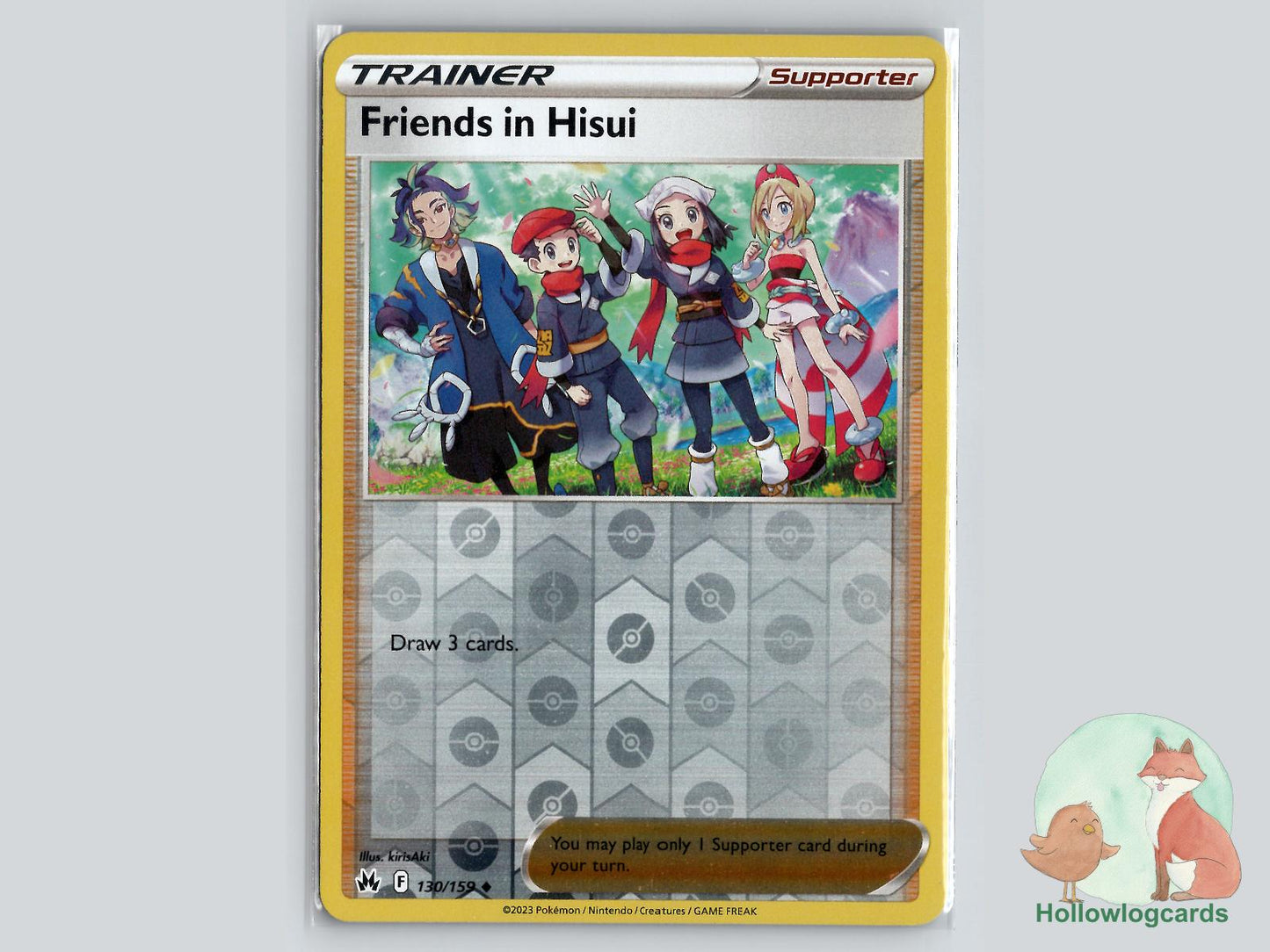 Friends in Hisui (130/159) - Crown Zenith Pokémon Card