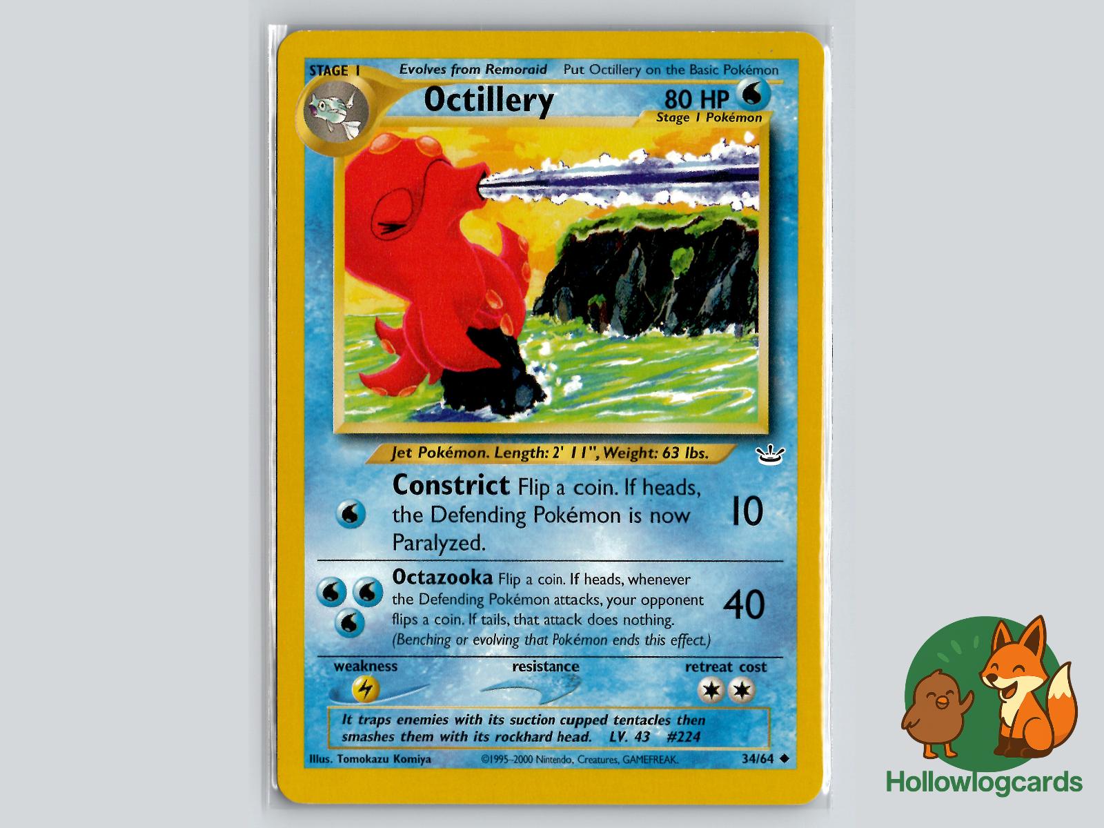 Octillery (34/64) - Neo Revelation Pokémon Card