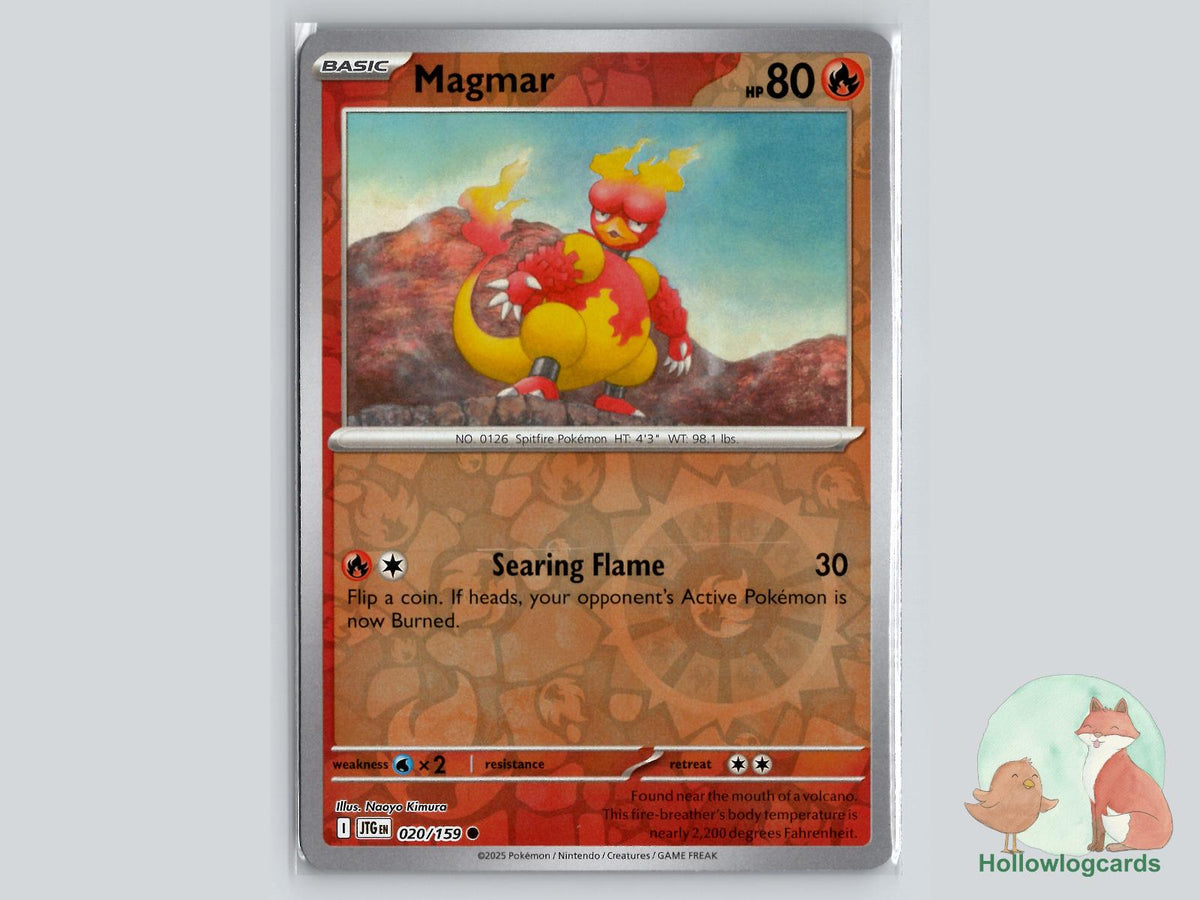 Magmar (020/159) - Journey Together Pokémon Card