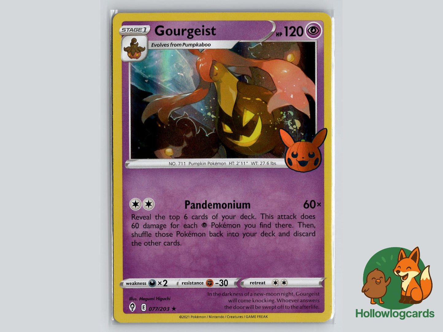 Gourgeist (077/203) Pokémon Card