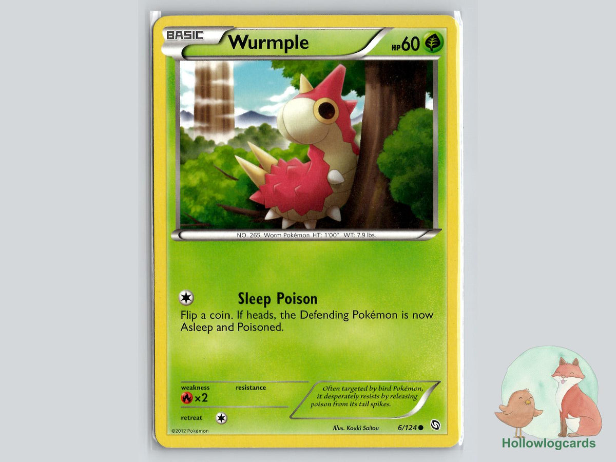 Wurmple (6/124) - Dragons Exalted Pokémon Card