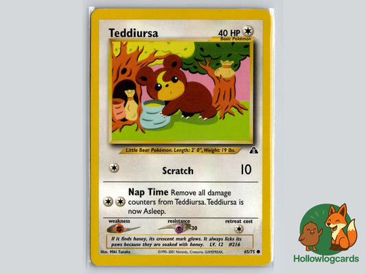 Image of Teddiursa Neo Discovery (N2) #65