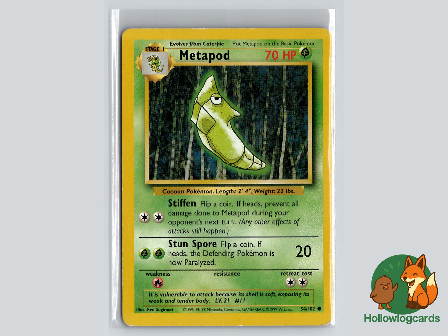 Image of Metapod Base Set (BS) #54
