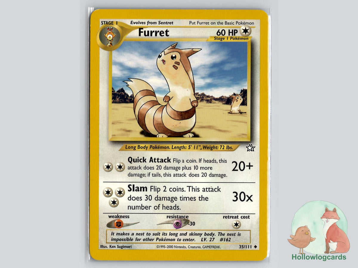 Furret (35/111) - Neo Genesis Pokémon Card