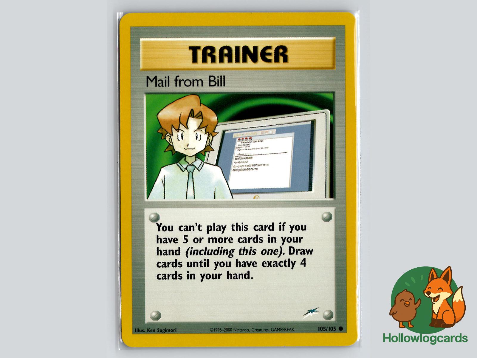 Mail from Bill (105/105) - Neo Destiny Pokémon Card
