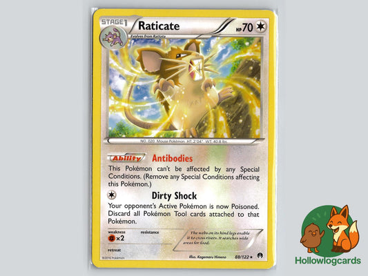 Raticate (88/122) - BREAKpoint Pokémon Card