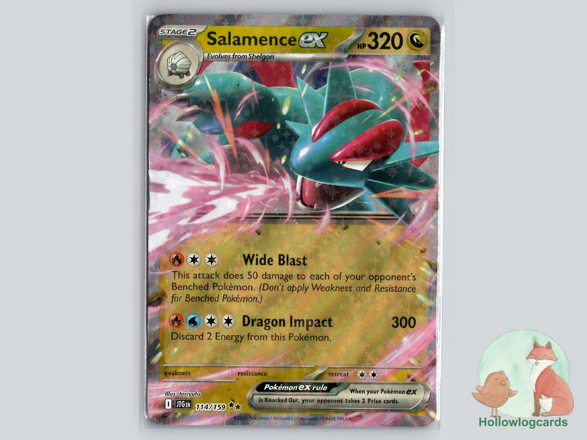 Salamence ex (114/159) - Journey Together Pokémon Card