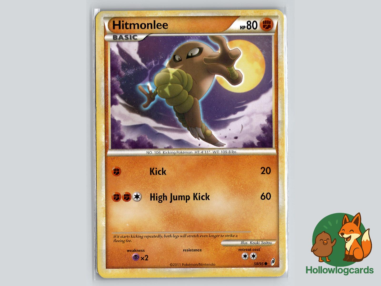 Hitmonlee (58/95) - Call of Legends Pokémon Card