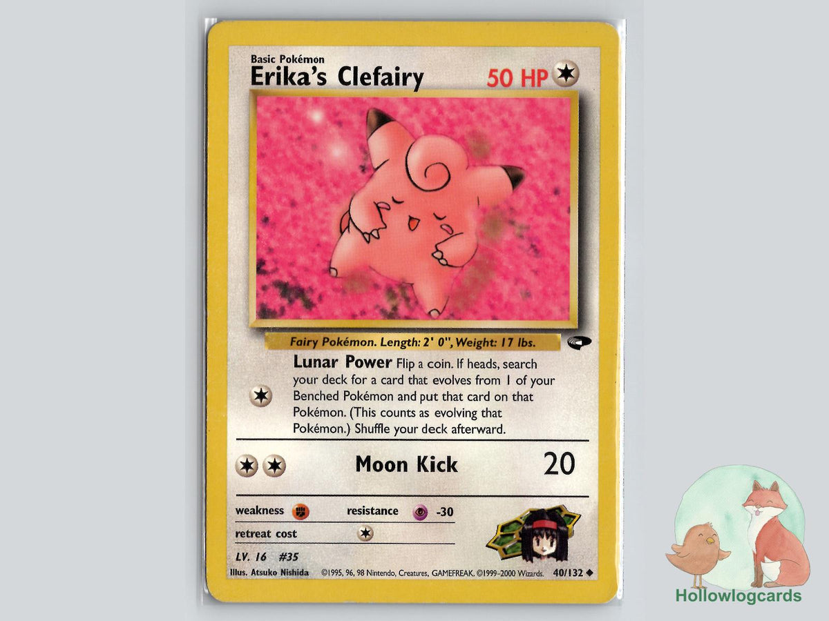 Erika's Clefairy (40/132) - Gym Challenge Pokémon Card