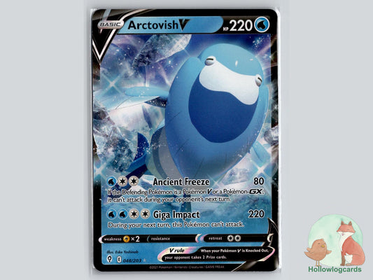 Arctovish V (048/203) - Evolving Skies Pokémon Card