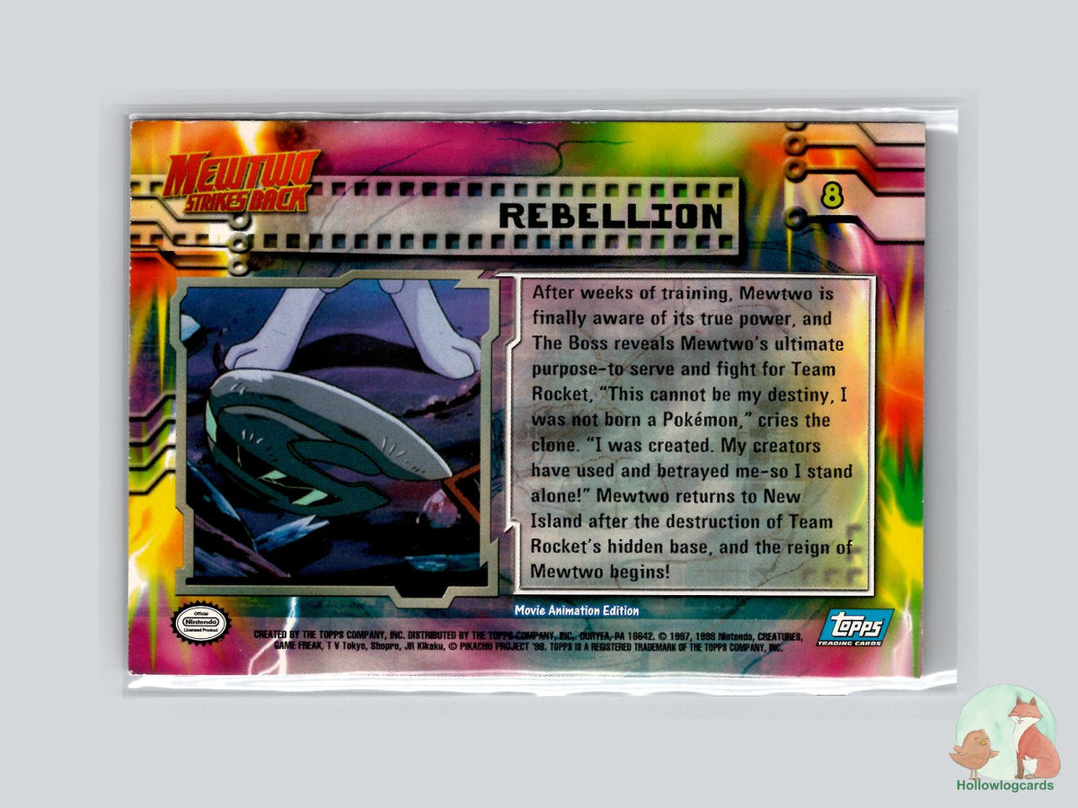 Rebellion [Mewtwo] (#8) - Topps Mewtwo Strikes Back