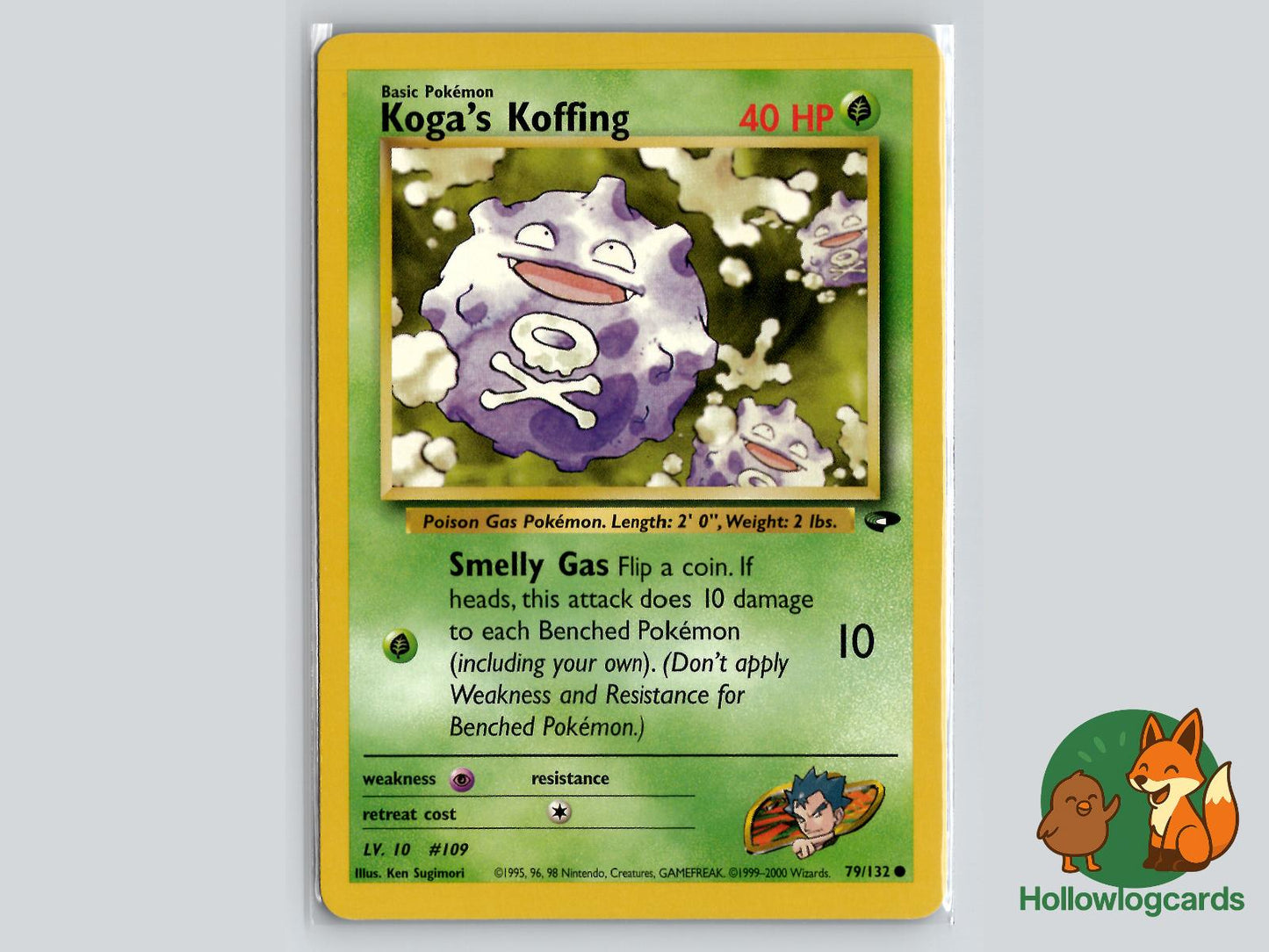 Koga's Koffing (79/132) - Gym Challenge Pokémon Card