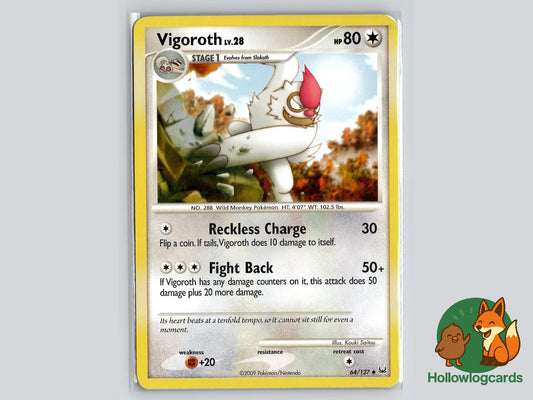 Vigoroth (64/127) - Platinum Pokémon Card