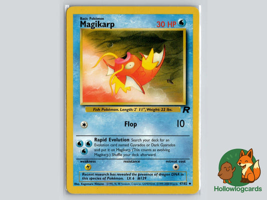 Magikarp (47/82) - Team Rocket Pokémon Card
