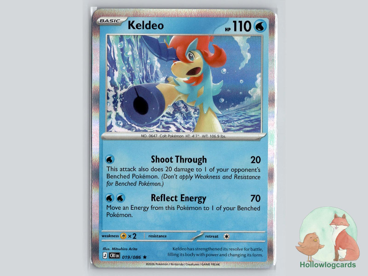 Keldeo (019/086) Pokémon Card