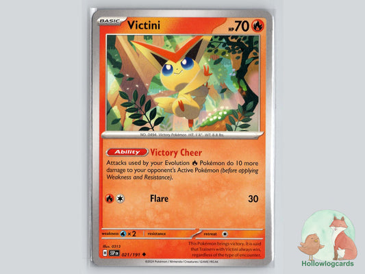 Victini (021/191) - Surging Sparks Pokémon Card