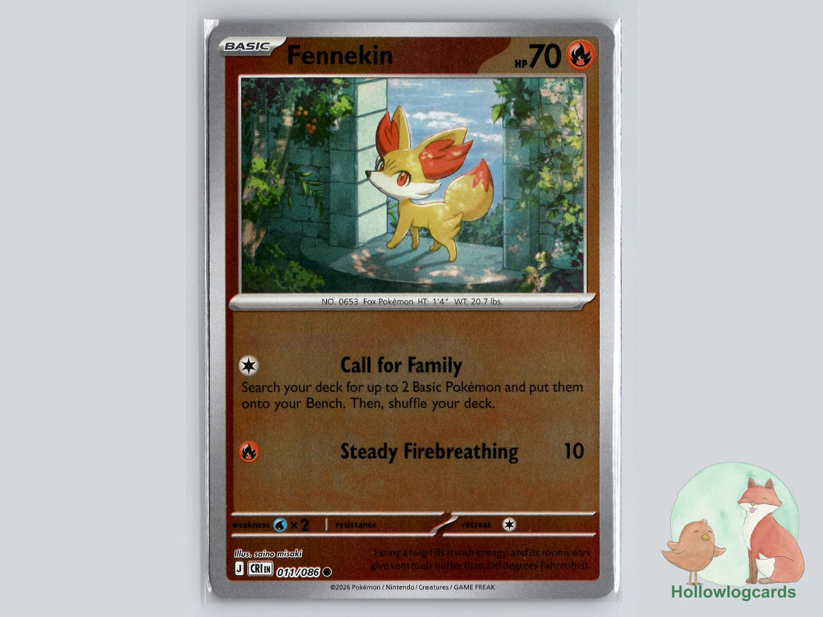 Fennekin (011/086) Pokémon Card