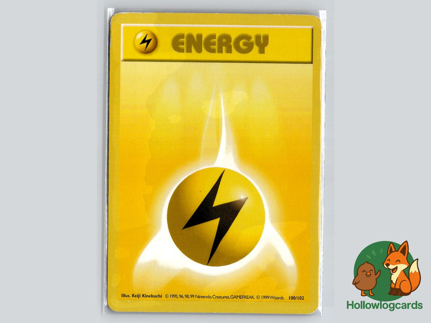 Lightning Energy (100/102) - Base Pokémon Card