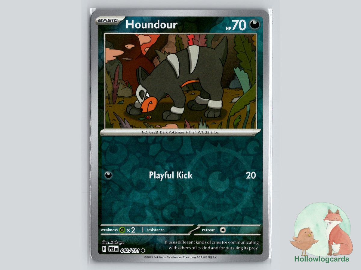 Houndour (062/131) - Prismatic Evolutions Pokémon Card