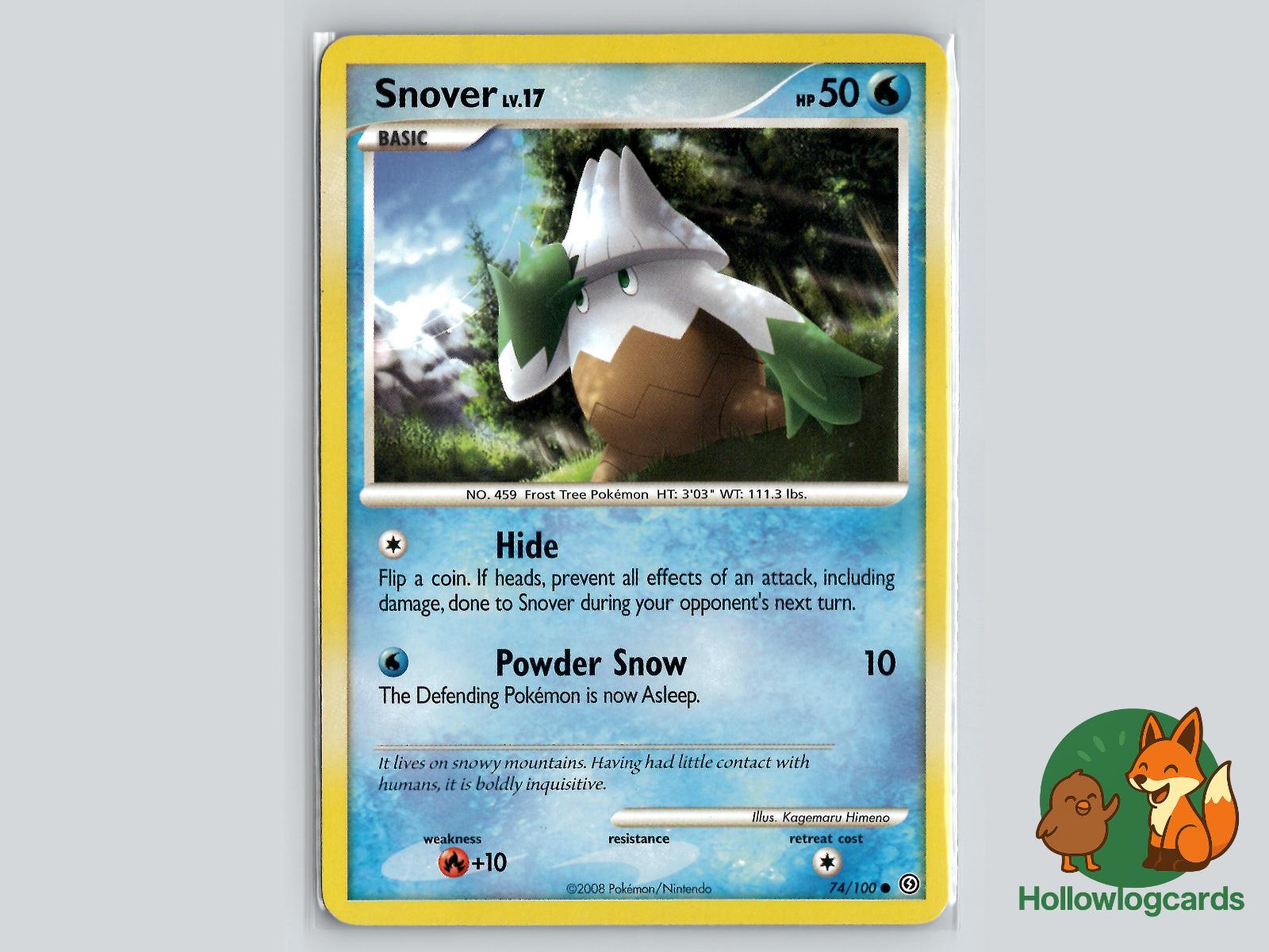 Snover (74/100) - Stormfront Pokémon Card