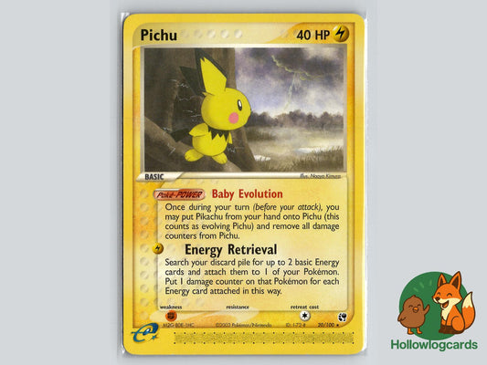 Pichu (20/100) - Sandstorm Pokémon Card