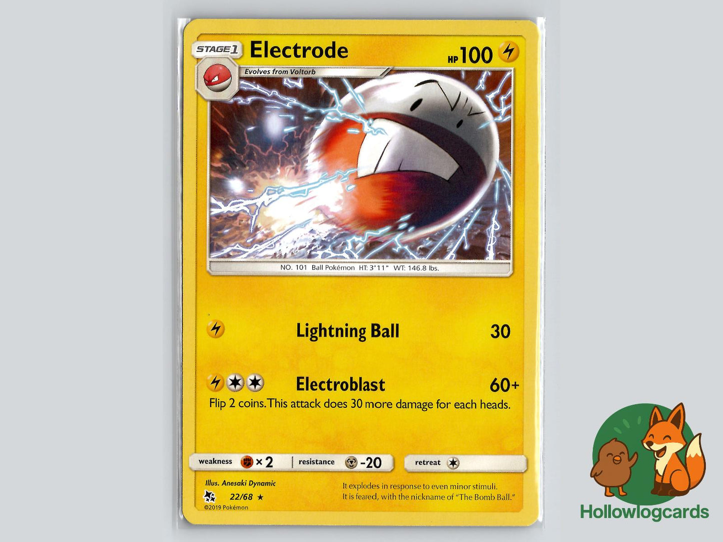 Electrode (22/68) - Hidden Fates Pokémon Card