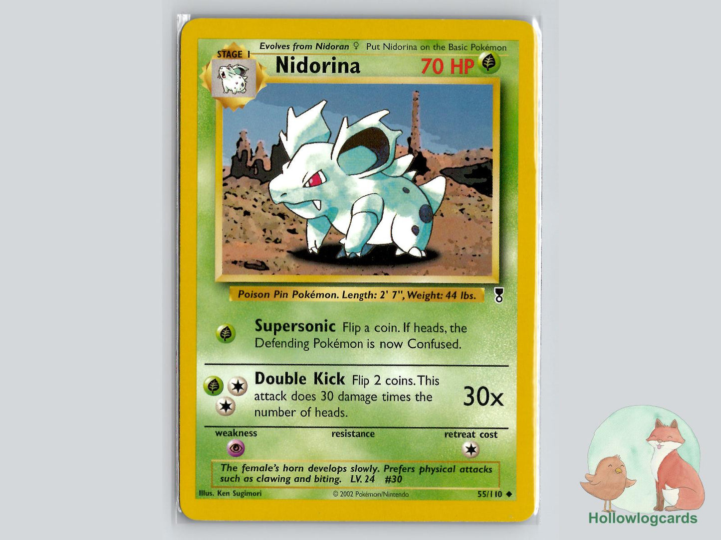 Nidorina (55/110) - Legendary Collection Pokémon Card