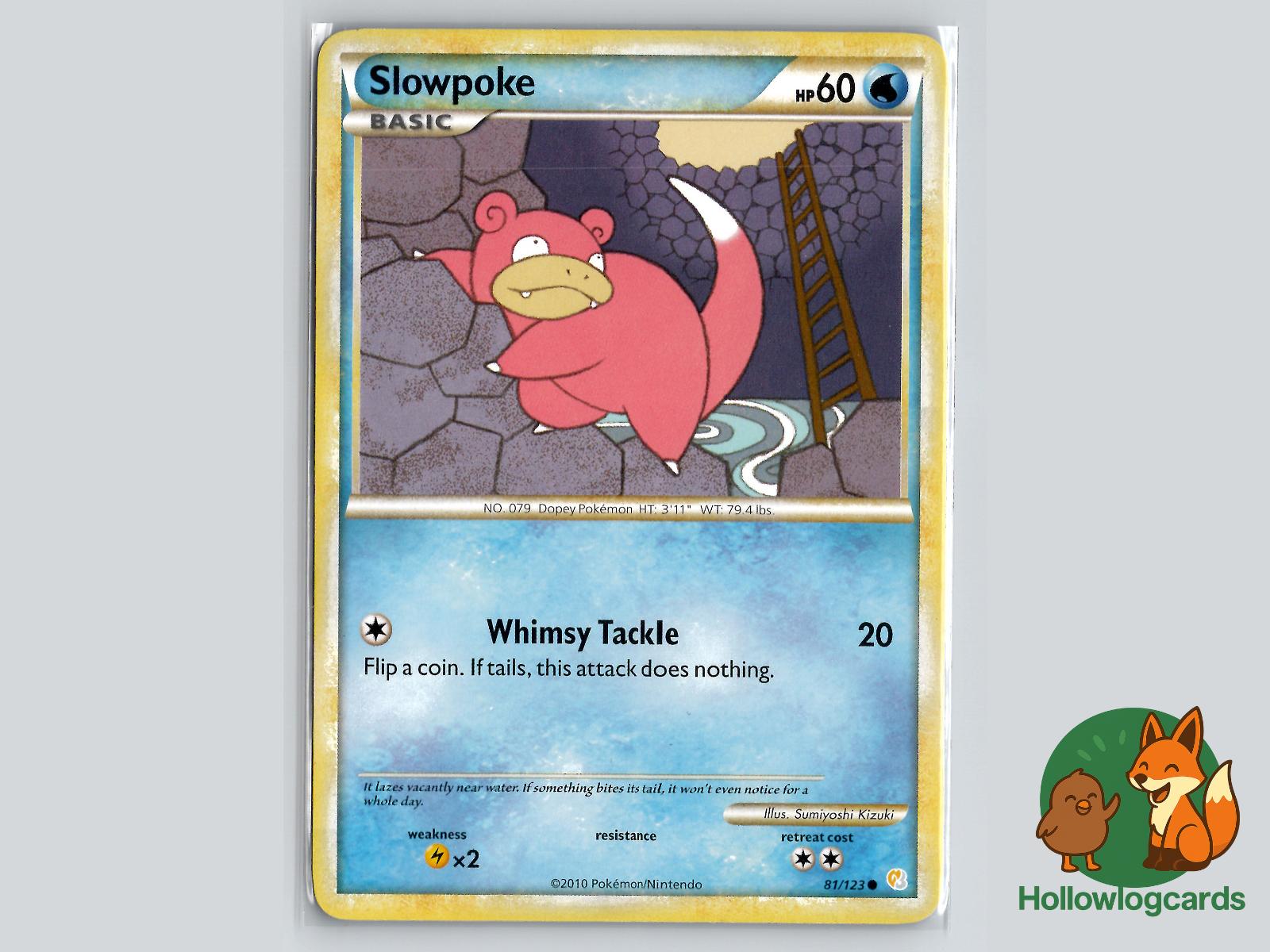 Slowpoke (81/123) - HeartGold & SoulSilver Pokémon Card