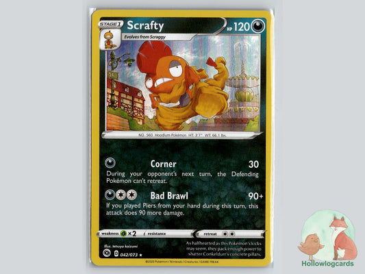 Scrafty (042/073) - Champion's Path Pokémon Card